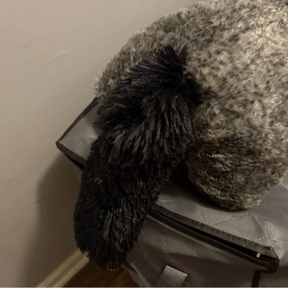 Plush Black and Gray Horse - Picture 4 of 6